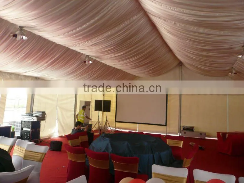 fashion event tent with liner