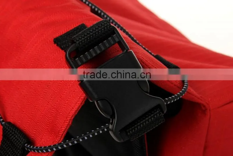 High-end Eco-friendly 1680D polyester dog saddle backpack bag, pet travel bag