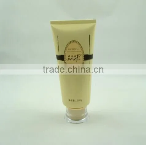 2016 150ML Empty Silk Screen Printing packaging tube for cosmetics