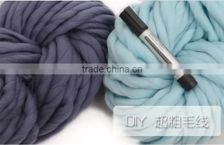 2016 Newest wool/acrylic rough iceland yarn for caps/scarves factory