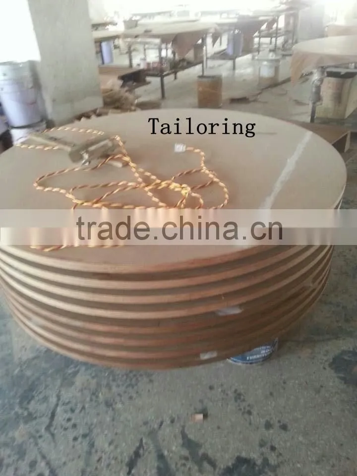 wooden coffee table with stainless steel legs SK1224A
