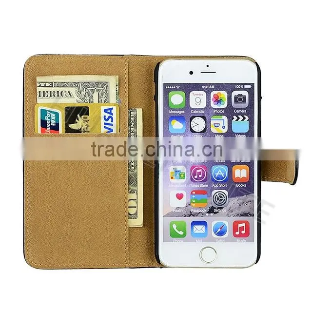 Factory Price !!! Leather Fip Case For iPhone 6 , Mobile Case Fip Leather Case for iPhone 6