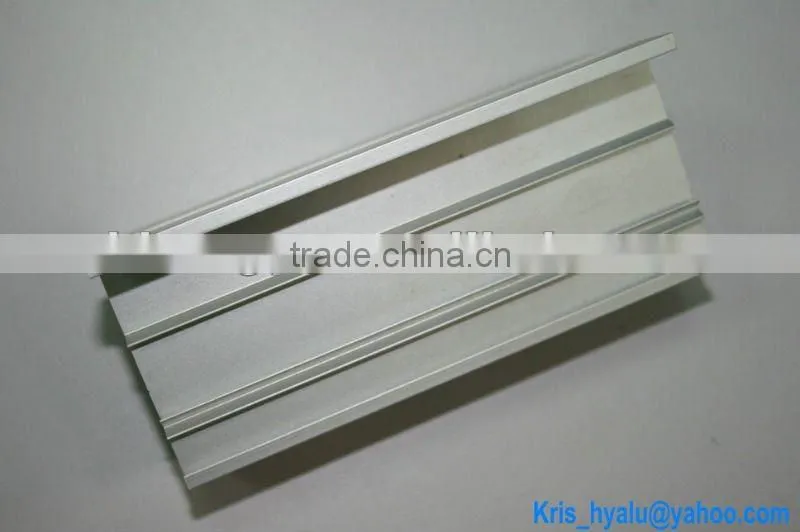 Matt anodized aluminum extrusions