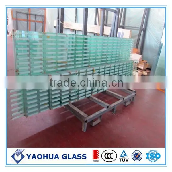 3-19mm top quality table top toughened float glass with CE & ISO certificate