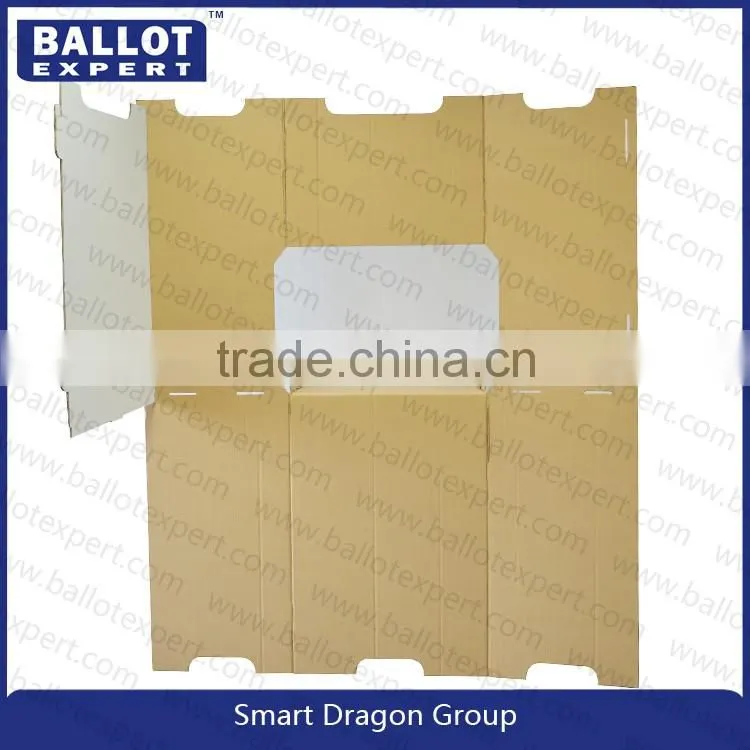 JYL SE-TDC007 factory direct sales cardboard voting booth with high quality