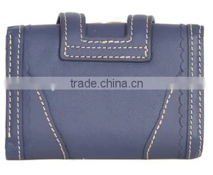 2015 new design promotion pretty leather women short purse shenzhen wallet
