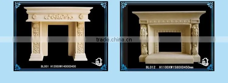 Antique fireplace mantels