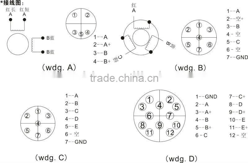 110mm 1.8Degree Enhanced Hybrid Stepper Motor (MP110YG series)