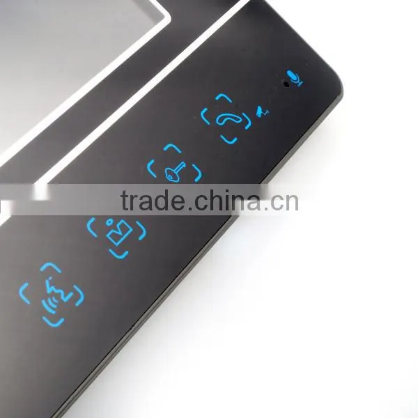2015 7" color screen wired ID card unlock video door phone with remote door release PY-811MJIDS11