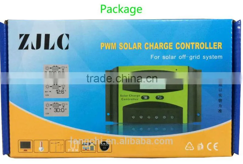 30A/40A 12V/24V pwm solar charge controller for off-grid solar system