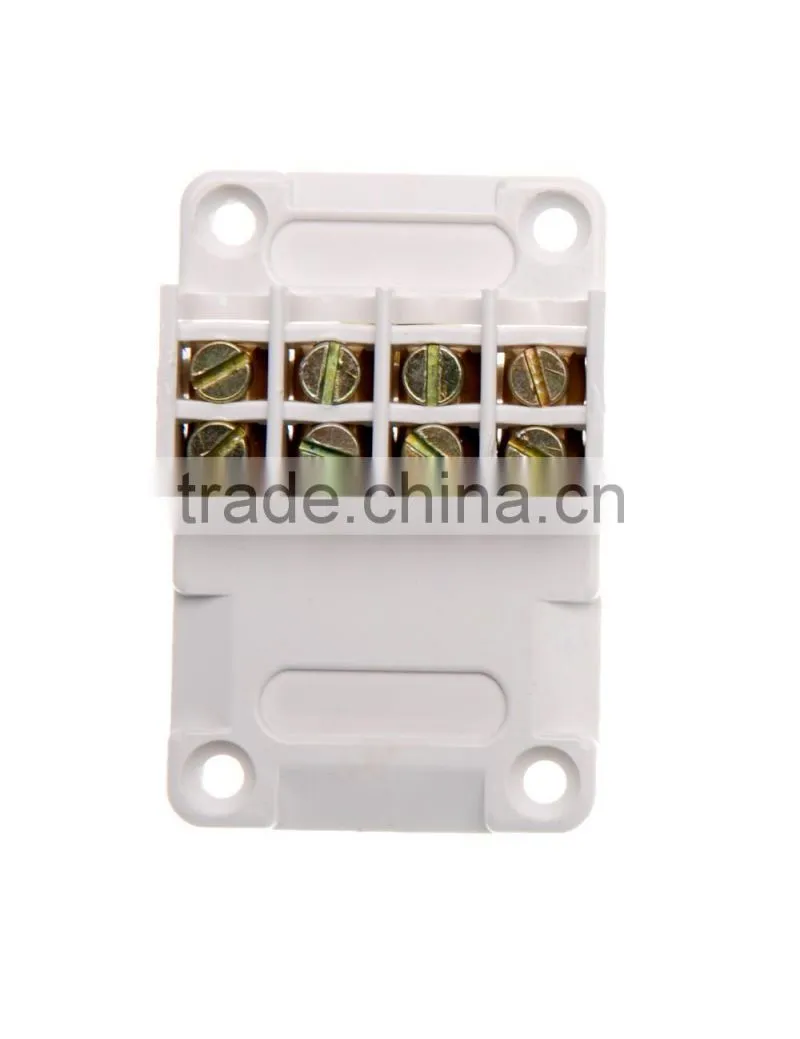 4 terminal junction box/plastic junction box
