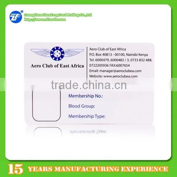 NTAG213 NFC CR80 card for access control