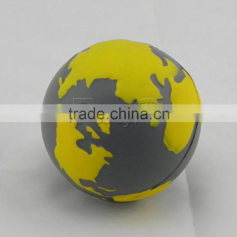 Partypro Hotsale Custom Logo Wholesale PU Foam Golden Brain Stress Ball