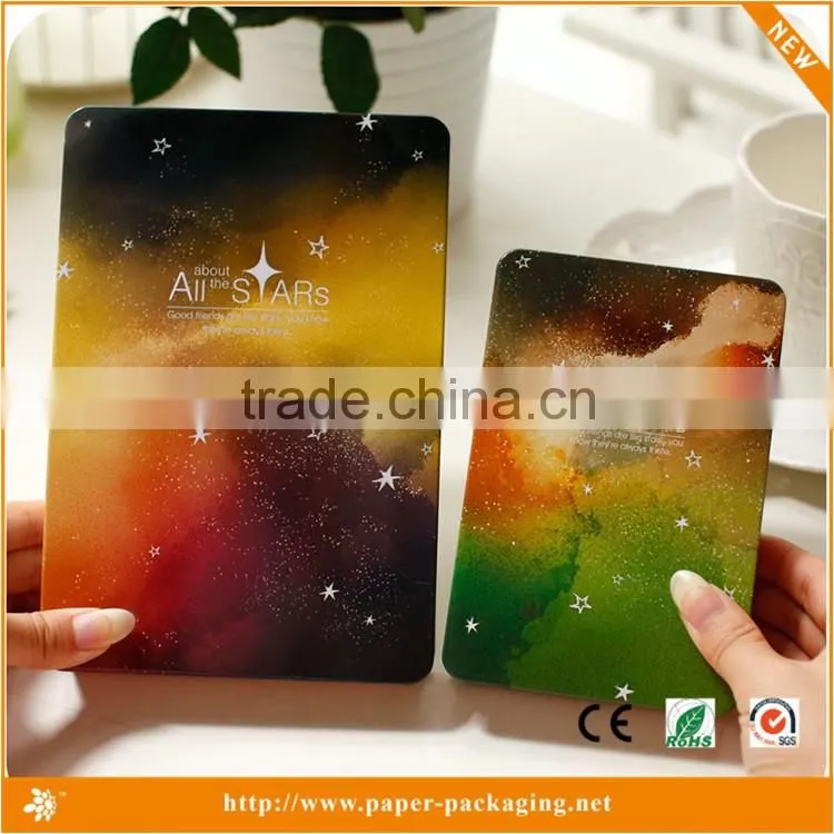 China Alibaba Starry Sky Printed on Diary Hardcover Plain Notebook