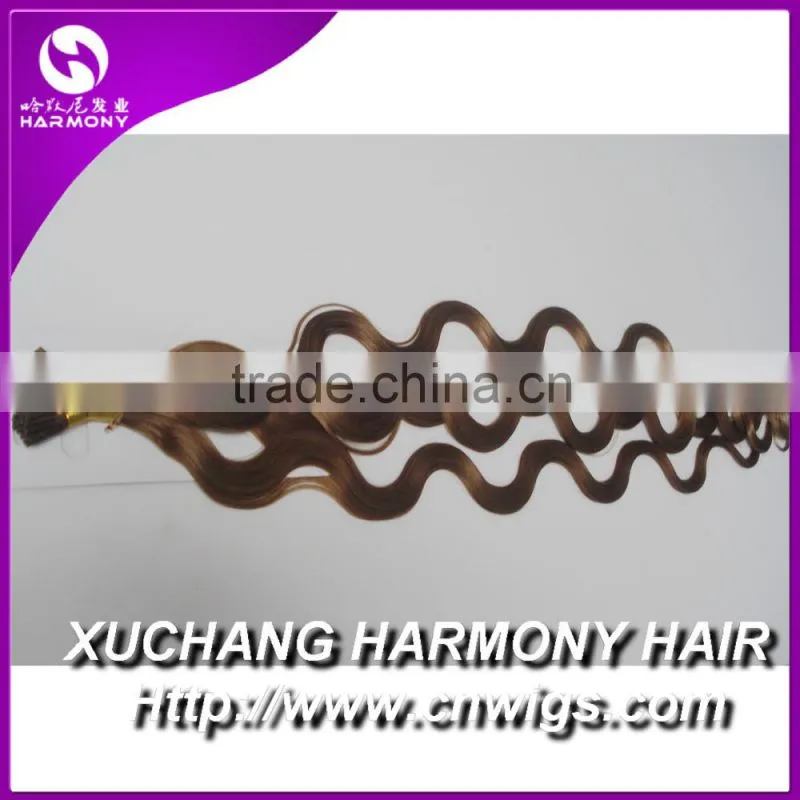 GREAT QUALITY european i tip human hair extension pre bonded