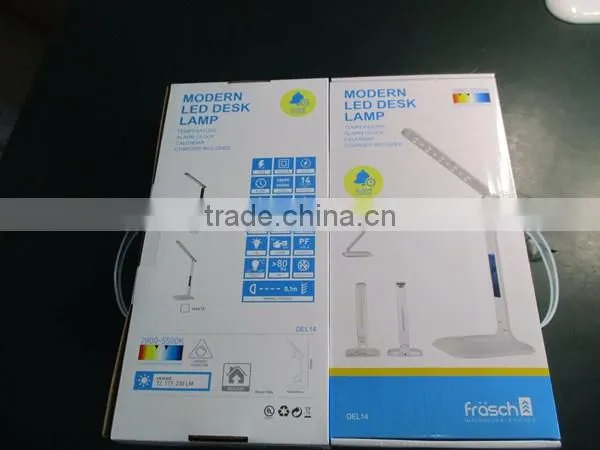 Touch Desk Light Led Table Lamp With Alarm Clock Calendar Display