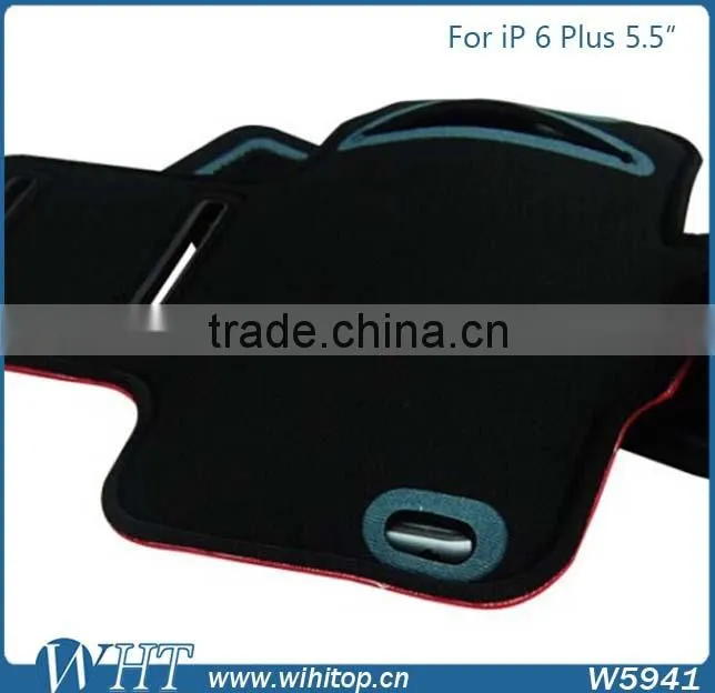 Sports Band for iPhone 6 Plus 5.5 Inch Armband Leather Case