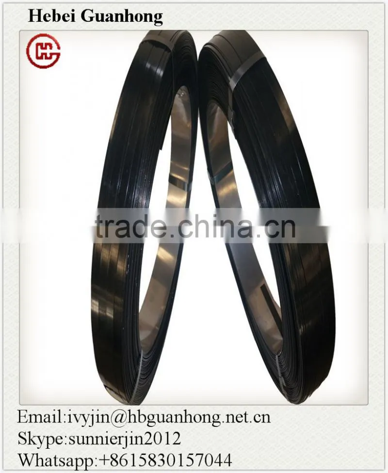 blue tempered metal strapping steel strapping