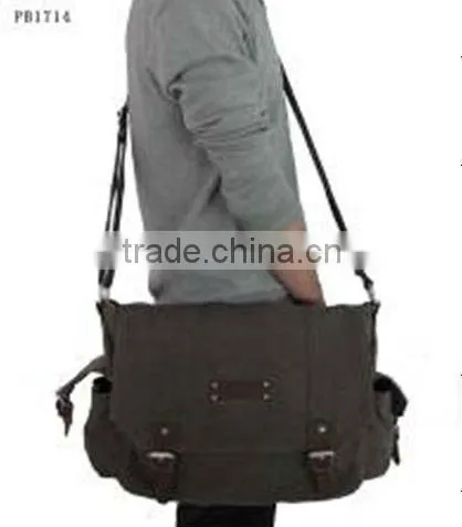 2012 fashion man leisure canvas shoulder bag