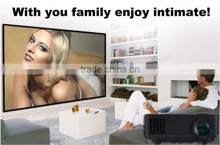 Support 1920*1080 Cheap Home Theater Digital Video Portable Game HD 1080P LCD Mini 3D LED The Projector/ Projetor/Proyector