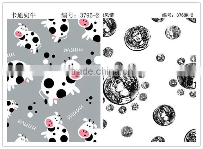 Hot transfer foil for leather