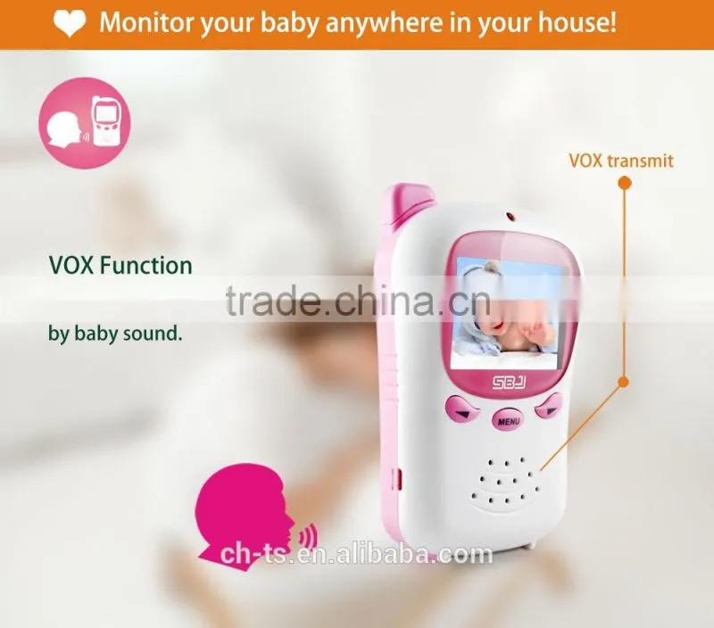 2.4" lcd Wireless Video Baby Monitor ,Cheap Baby Camera