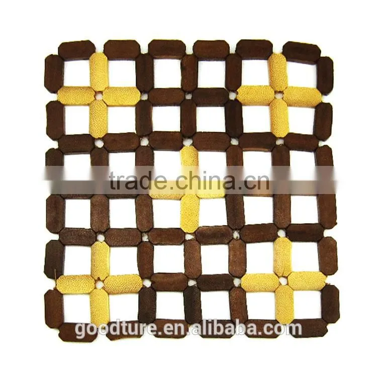 Square Bamboo Placemat Food Serving Placemat