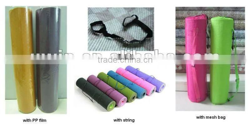 Fashionable Non-slip Yoga Exercise Mat Washable PVC Foam Yoga Mat