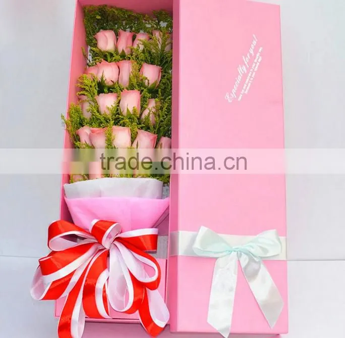 custom fashion luxury flower cardboard box gift