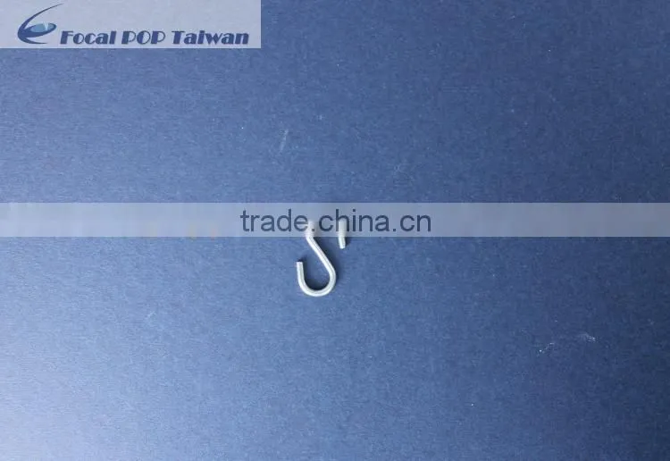 Zinc plated metal hooks or S shaped metal hooks or hanging display metal hooks S-1
