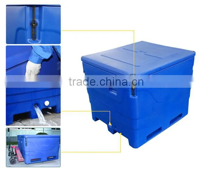 high quality rotational molding plastic fish holding tubs With CE ISO9001 FDA