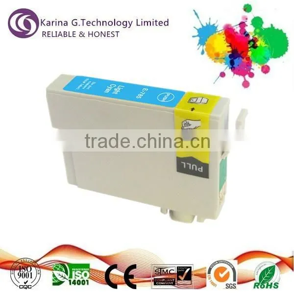 T0781-T0786 disposable compatible ink cartridges excellent compatible for Epson Stylus Photo R260,R280,R380 etc.