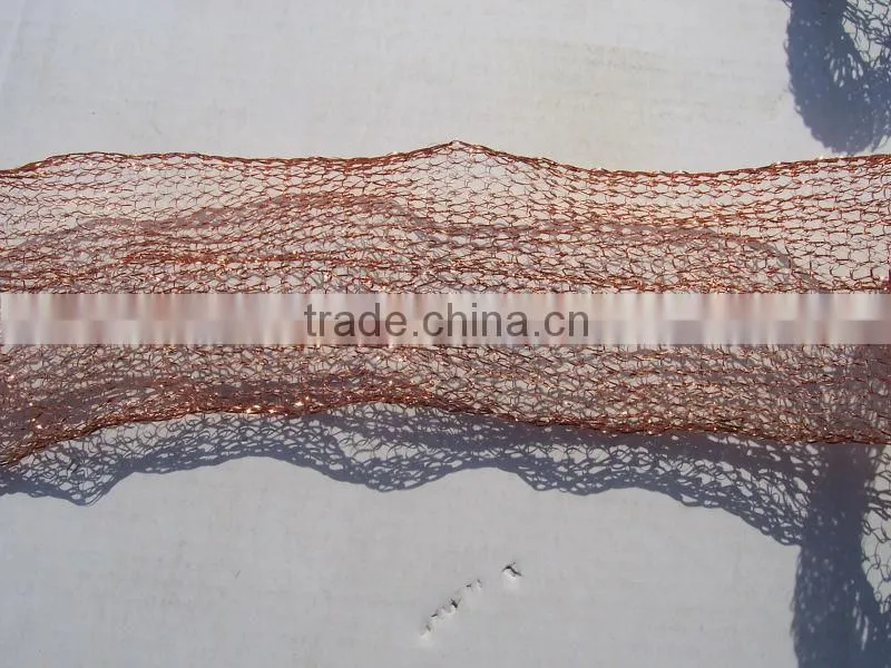 copper coated wire mesh in roll