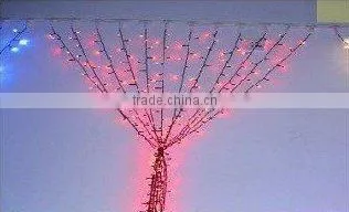 dazzling and beautiful red led curtain light