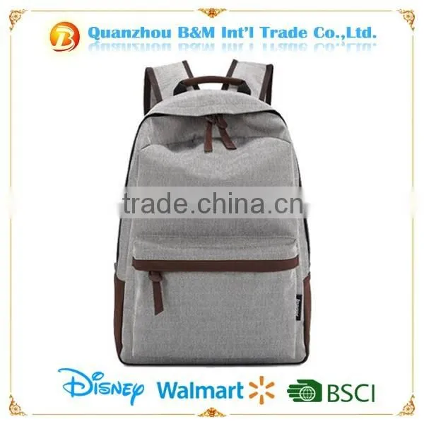 Canvas daily backpack bags for girls