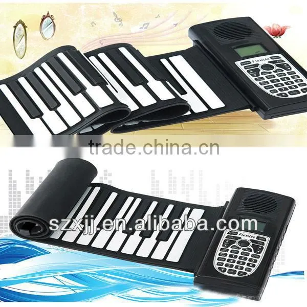 88 key folding silicone rubber Electronic organ keyboard flexible circuits,PCB PET keyboard circuit