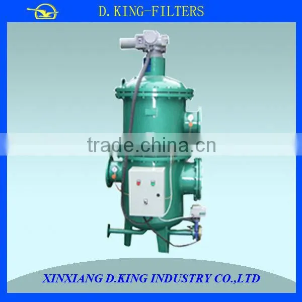 High efficiency automatic back flushing filter