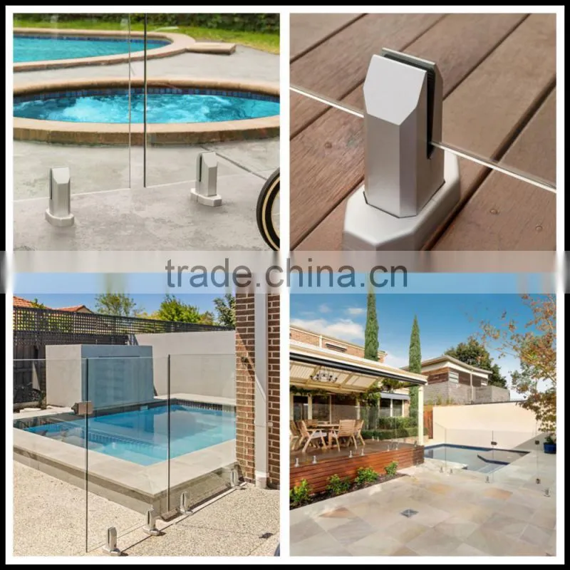 frameless glass railing metal spigot canada for pool fence