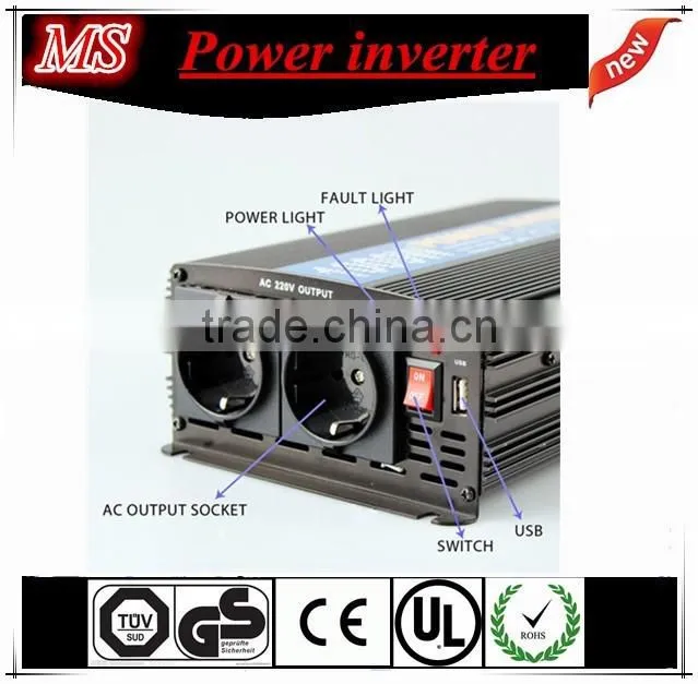 1000Watt 12V car power inverter and converter in professional produce and fashion design