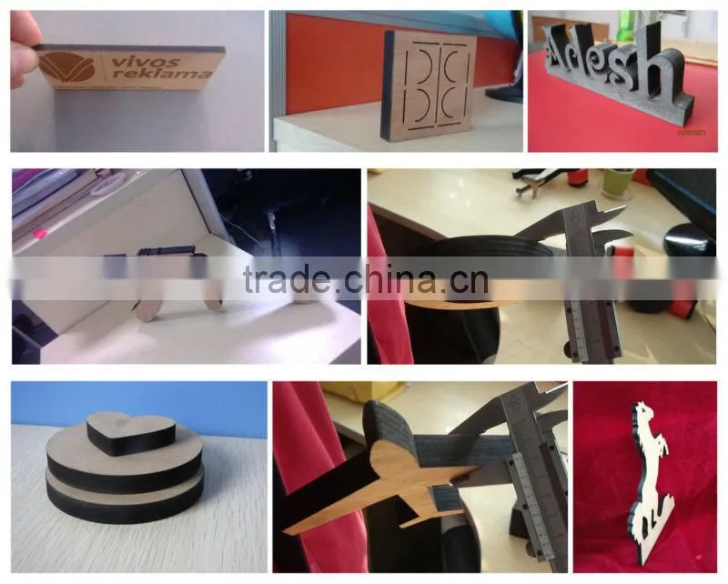wood acrylic plastic co2 MDF laser cutting machine price