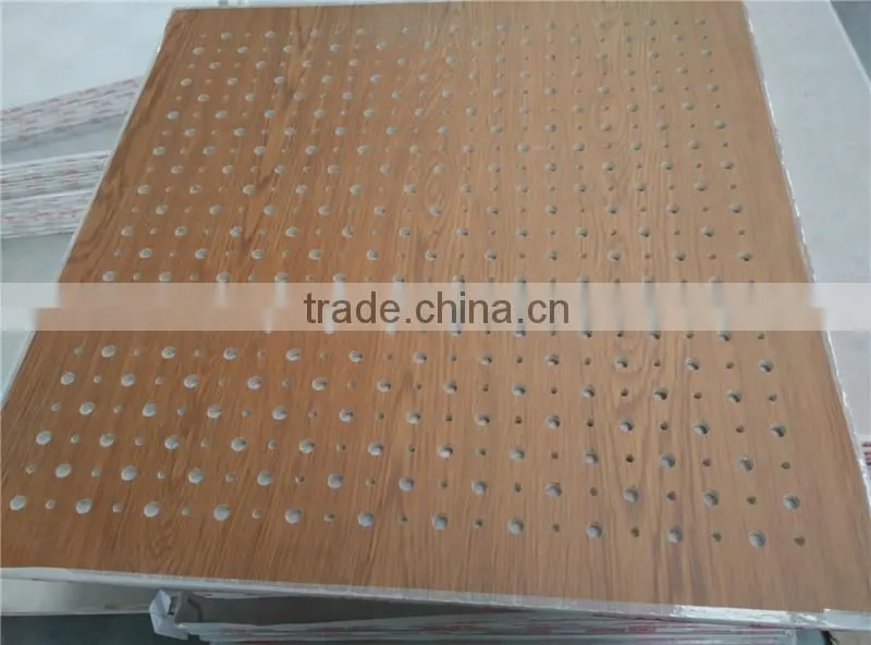 big &small round cross hole perforated gypsum board tile