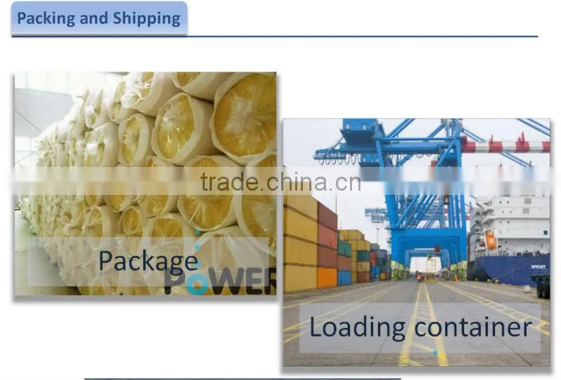 flexible and fluffy glass wool heat insulation made in china