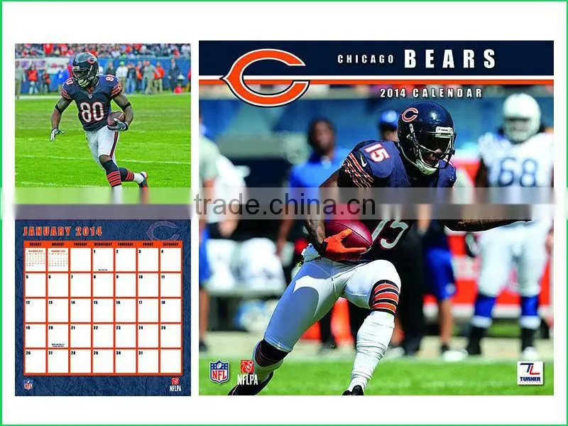 hot sell desktop calendar stapled calendar