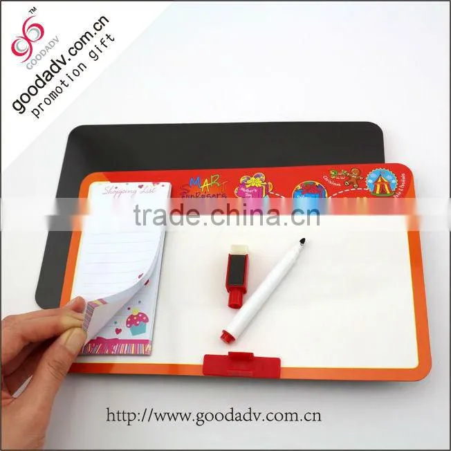 notebook fridge magnet/fridge magnet note pad/fridge magnet memo