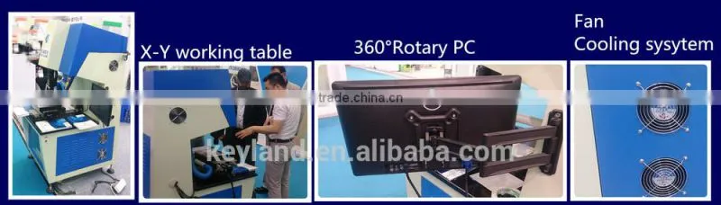 Cheap Keyland 20w IPG Fiber Laser Scribing-Cell Machine without Maintenance