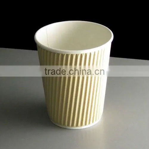 biodegradable ripple paper coffee cup