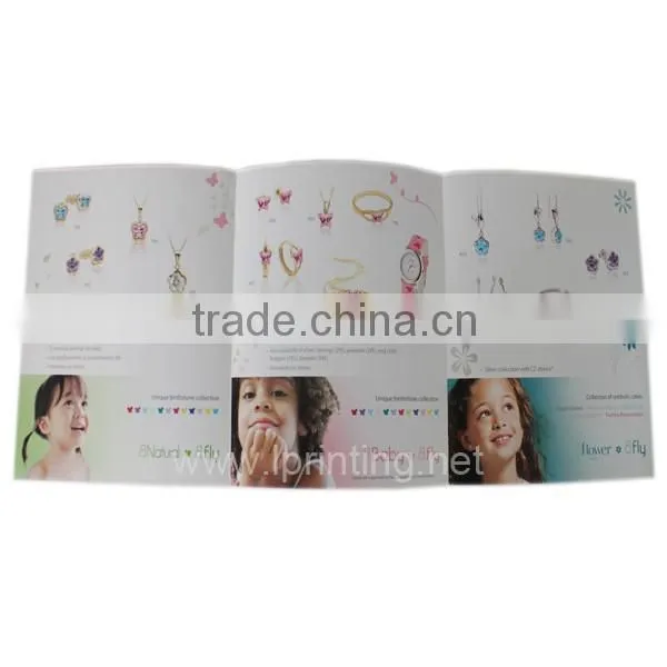 Fold paper leaflet flyer printing, leaflet printing, advertising leaflet printing
