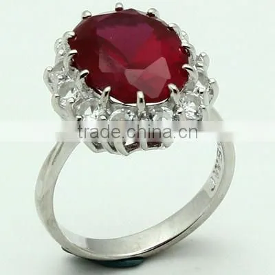 925 Silver Sappire CZ Ring Set Jewelry, Diana Ring, Kate Ring