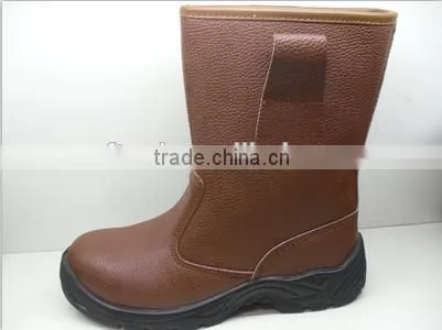 The steel toe and genuinne leather safety boots