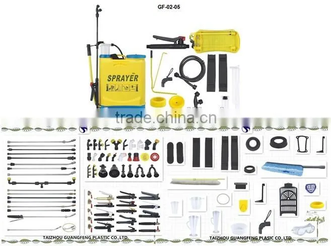 PP NEW 16L backpack hand pump push agriculture knapsack sprayer